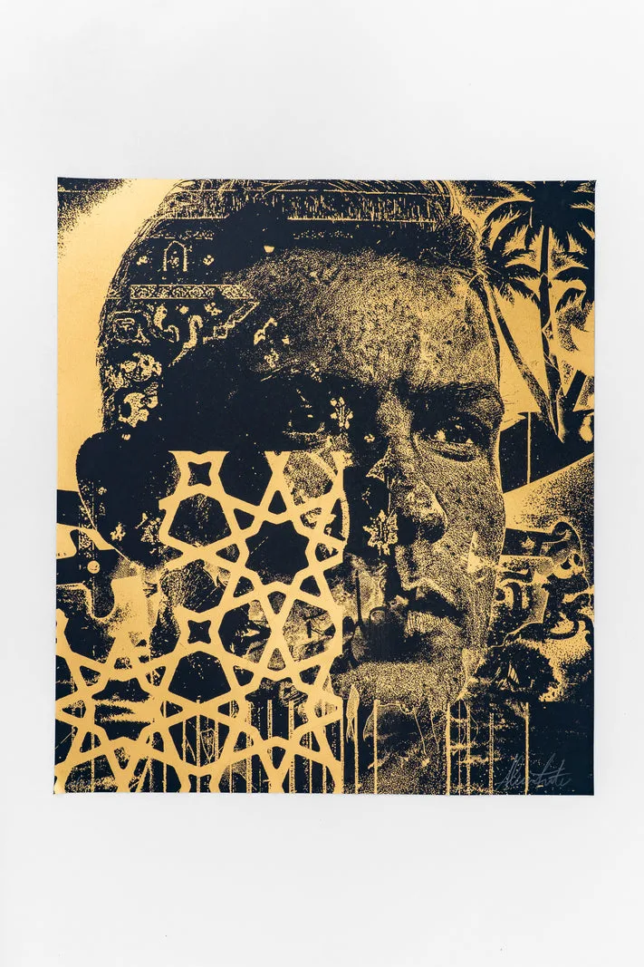 A Vhils original of Cristiano